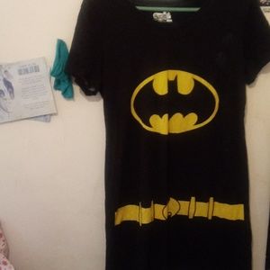 Bat mad long shirt dress